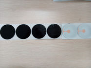 Round EAS Rfid Barcode Labels In Roll 8.2Mhz Security Soft Labels For Checkpoint